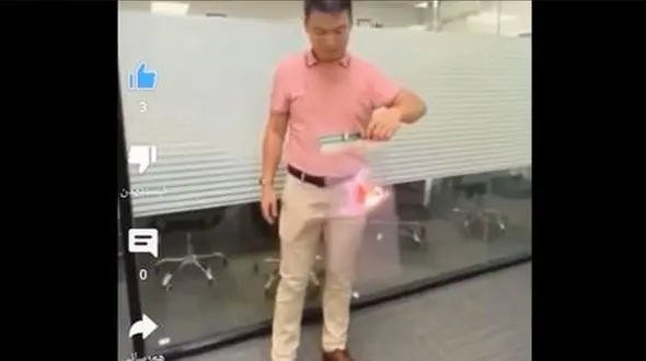 فیلم/ عجیب ترین نمایشگر دنیا 