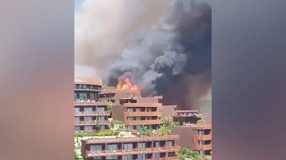 فیلم آتش سوزی بزرگ در جنگل‌هاى ترکیه / اعلام آمادگی ایران برای کمک 