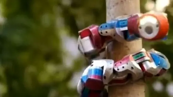 الگوی این ربات یک مار بود! + فیلم
