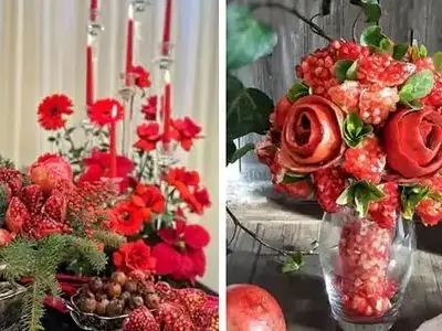 تزئین انار شب یلدا: جدیدترین ایده‌ های جذاب برای شب چله