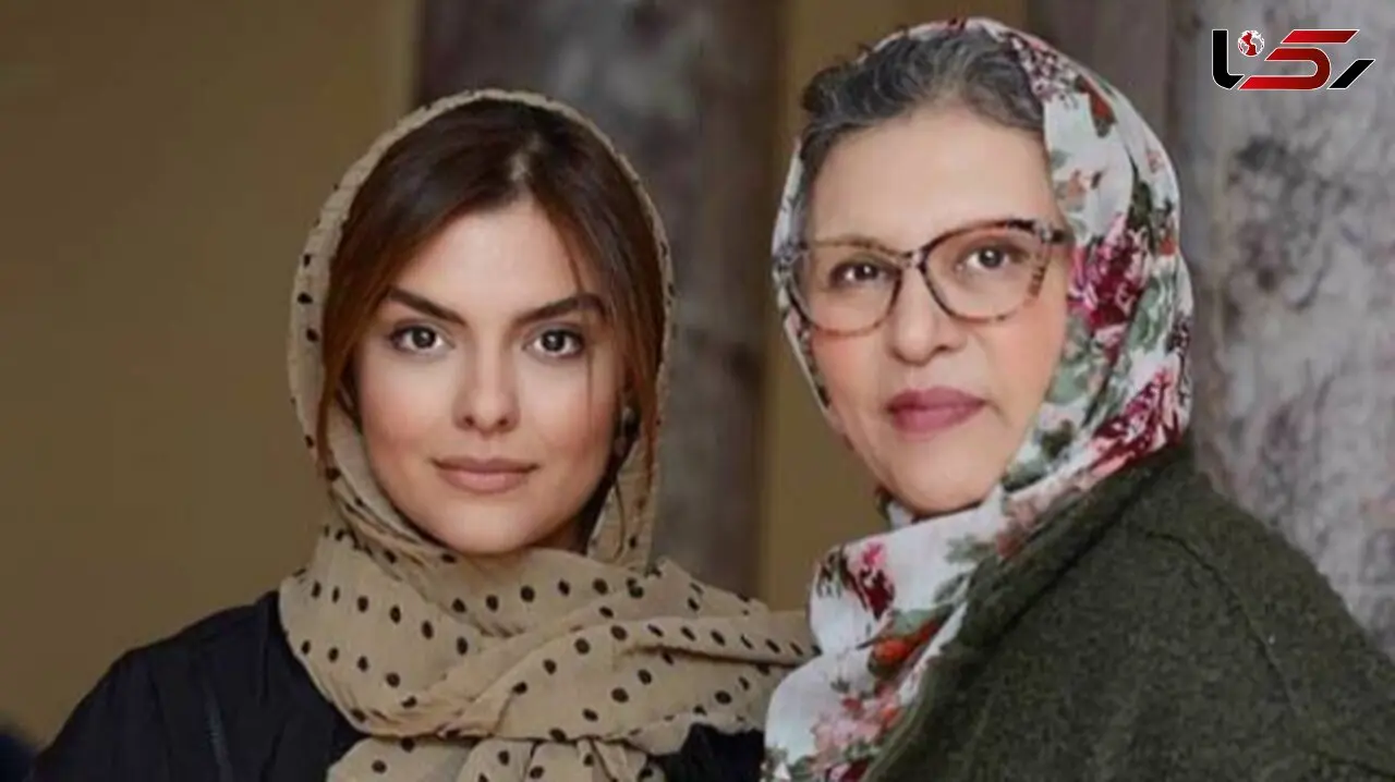 عکس ها /  تصویری عاشقانه از رویا تیموریان و دخترش دنیا مدنى بازیگر نقش فرناز سریال رهایم نکن در سن ۶۵سالگی 
