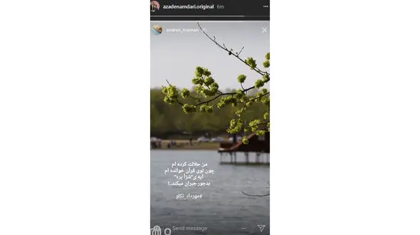آزاده نامداری چه کسی را حلال کرد؟