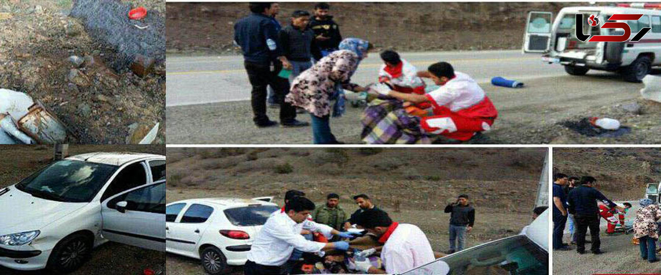 اسیدپاشی بر صورت یک زن جوان در تصادف ساختگی آزادشهر+ عکس 