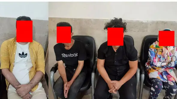 عکس 3 مرد و یک زن که مرد قزوینی را در تهران کشتند + جزئیات اعتراف