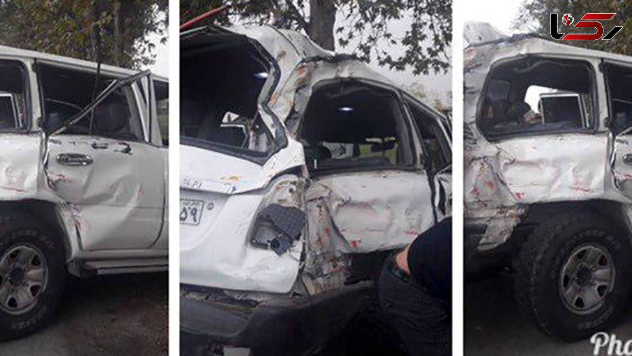 تصادف شدید رئیس سازمان تأمین اجتماعی کشور در شمال /ماشین آنها مچاله شد+عکس 
