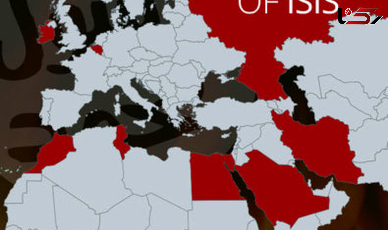 گسترش گروه‌های تروریستی وابسته به داعش در مناطق مختلف جهان+ نقشه