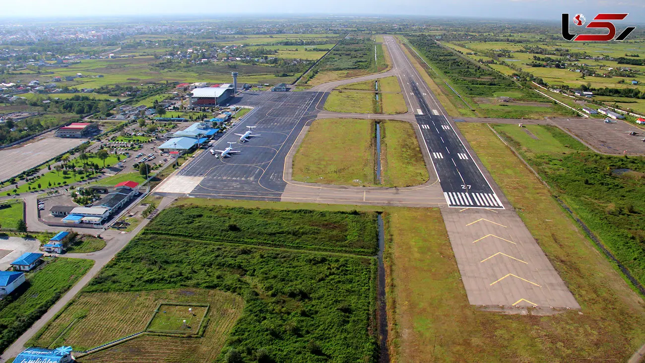 ببینید /  لحظۀ دیدنی فرود هواپیما در فرودگاه رشت + فیلم