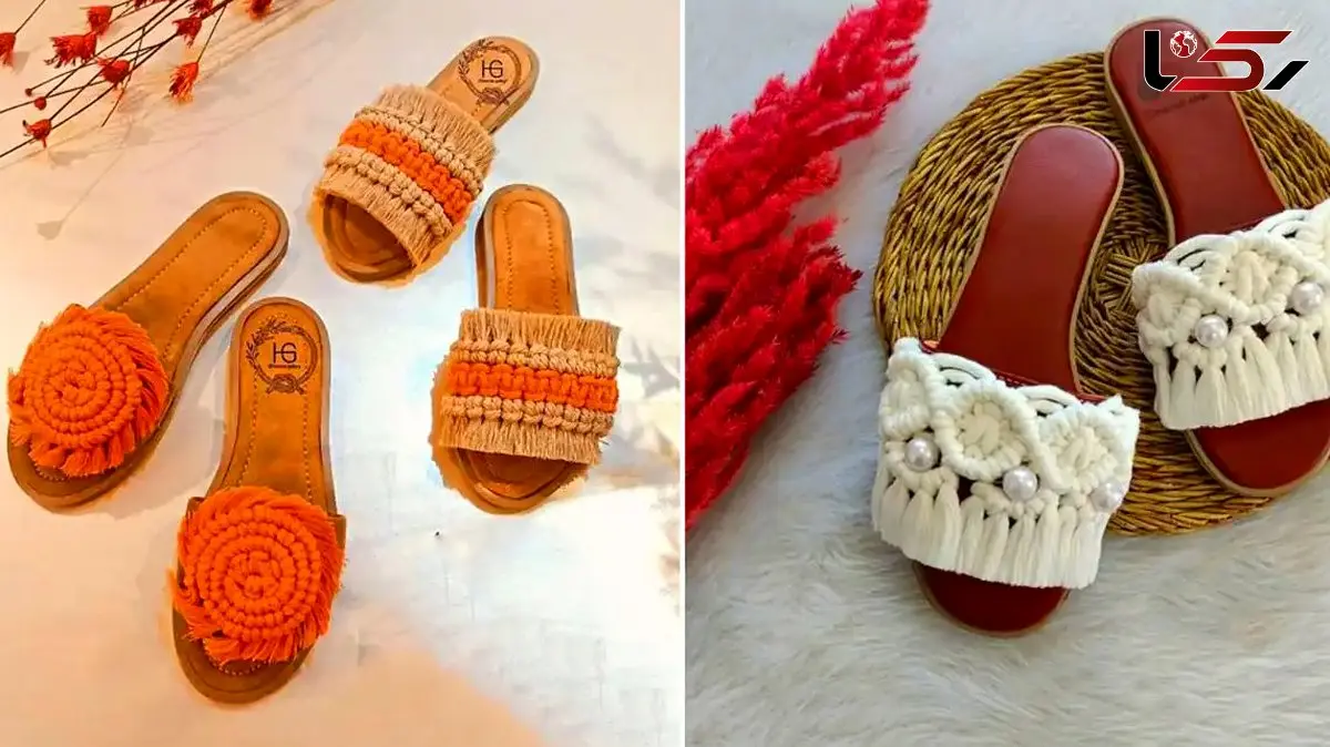 دمپایی مکرومه‌ ای با هنر دست؛ 15 پیشنهاد فوق‌ العاده برای استایل خاص شما