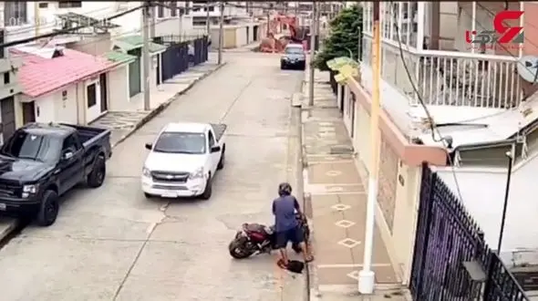 کیف قاپ در دام مرد با وجدان افتاد + فیلم لحظه درگیری وحشتناک را ببیند