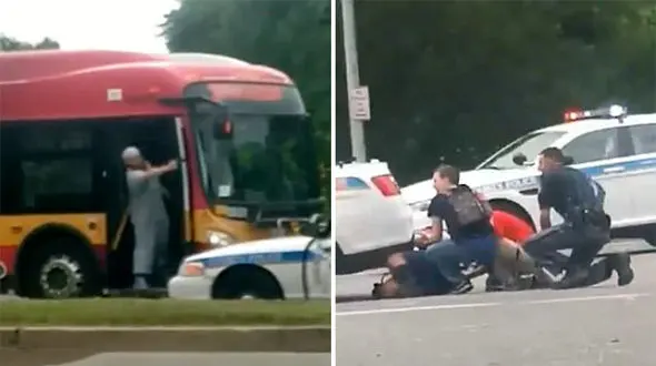 درگیری و تیر اندازی شدید بین دزد و پلیس + فیلم