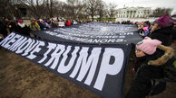 زنان مخالف ترامپ در آمریکا تظاهرات کردند