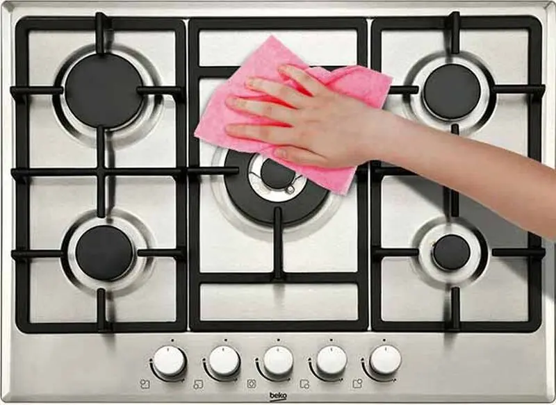 تمیز نکردن اجاق گاز