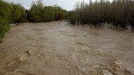 فرماندار هرسین: رودخانه گاماسیاب در آستانه طغیان است