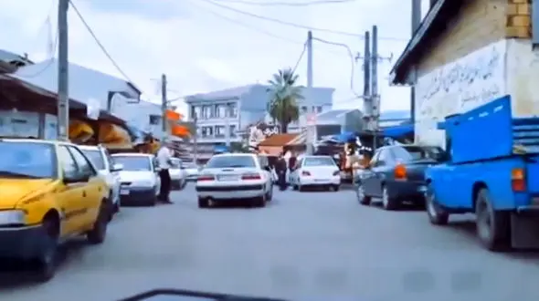 فیلم تعقیب و گریز هالیودی زانتیا در خیابان های رشت