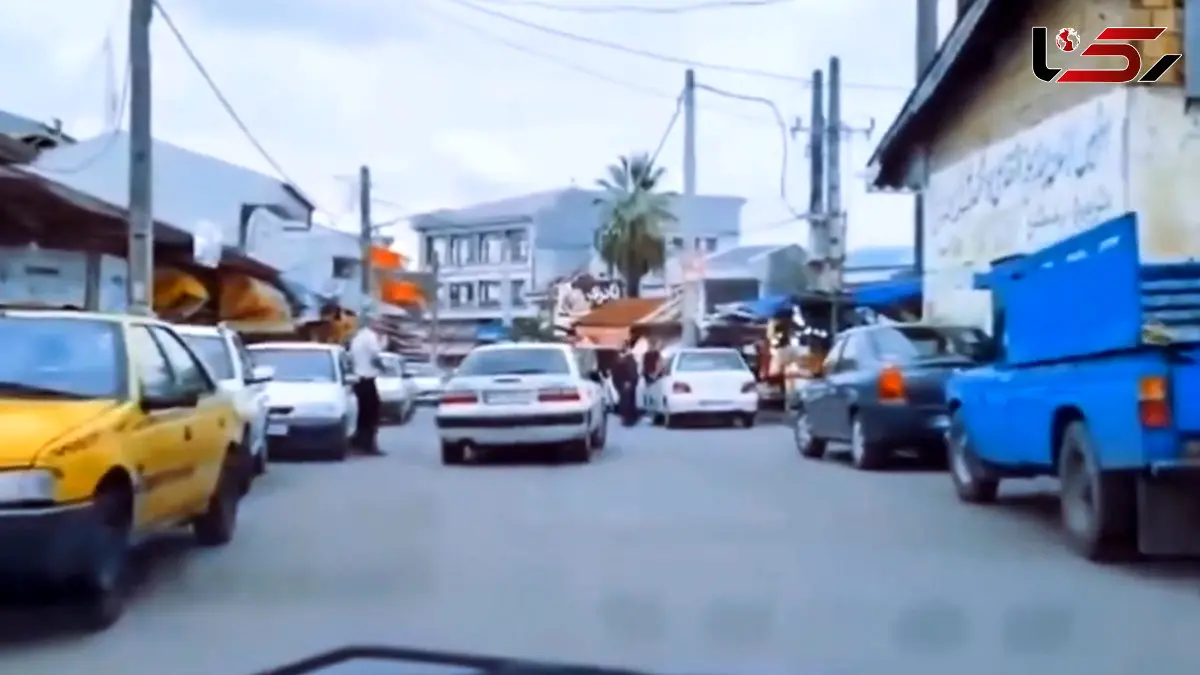 فیلم تعقیب و گریز هالیودی زانتیا در خیابان های رشت