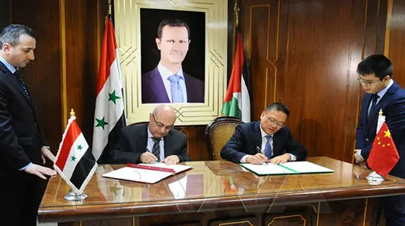 چین ۱۴ میلیون دلار به سوریه کمک می‌کند