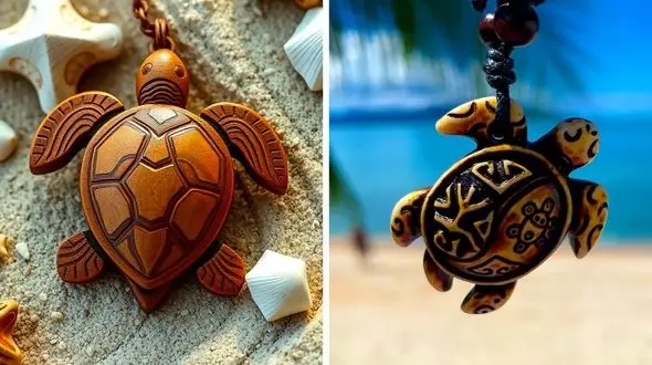 استایل متفاوت با گردنبند دست‌ساز لاکپشت؛ 15 انتخاب رنگ جذاب