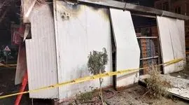 انفجار مهیب سیلندر گاز و حریق گسترده در خیابان پیروزی