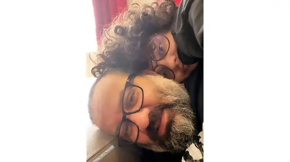 شباهت مهراب قاسم‌خانی با پسرش + عکس 