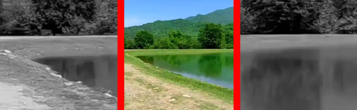 فیلم طبیعت بکر آب بندان زرین گل