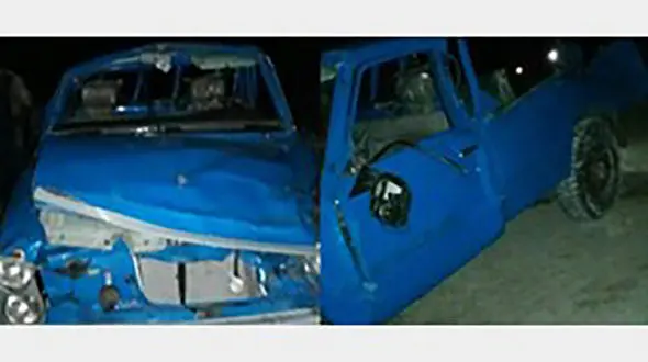 فوتبالیست ها با وانت چپ کردند/8 بازیکن زخمی شدند