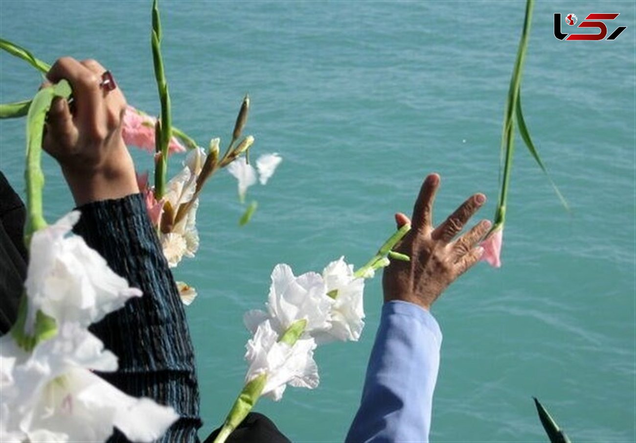 محل شهادت دریادلان ایرانی در خلیج فارس گلباران شد