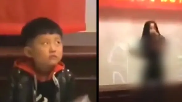 تلخ ترین جشن طلاق  در حضور پسرک غمگین + فیلم و عکس 