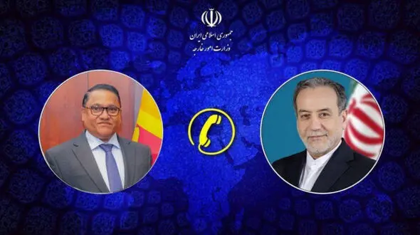 وزرای امور خارجه جمهوری اسلامی ایران و سریلانکا گفتگو کردند