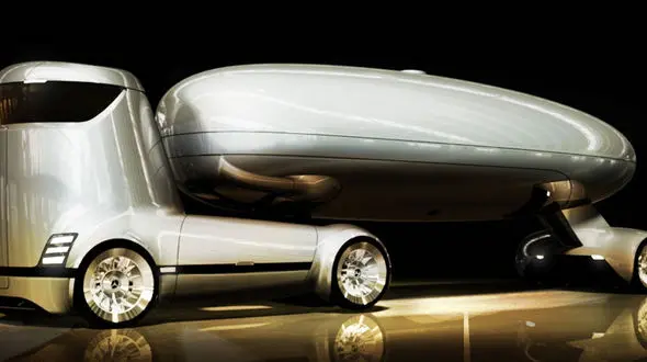 کامیون های عجیب و غریب بنز در آینده 