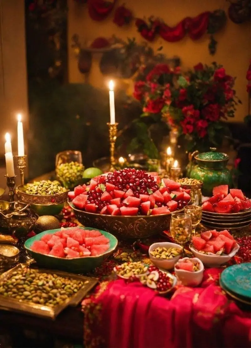 تزیین شمع شب یلدا | تزیین شمع شب یلدا برای عروس و مهمانی 1404 با ترفندهای ساده و ایده های جذابی که دل همه رو برده!