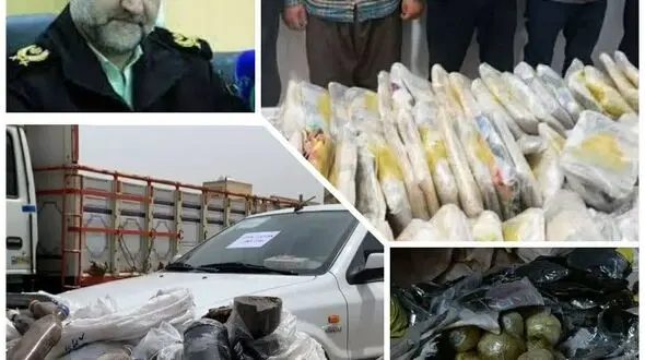 کشف بیش از یک تن مواد مخدر در استان اصفهان 