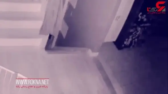 لحظه مشاهده شدن شبح بازیگوش در خانه ارواح / این فیلم واقعی وحشتناک است