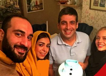 نگاهی به چهره شاد و خوشحال بازیگران مرد در کنار خواهرانشان؛ از شاهرخ استخری و پوریا پورسرخ تا ساعد سهیلی و پژمان بازغی