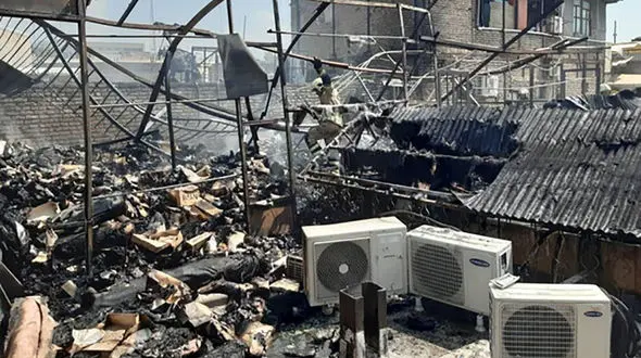 جزئیات امدادرسانی اورژانس در حادثه آتش سوزی بازار تهران 