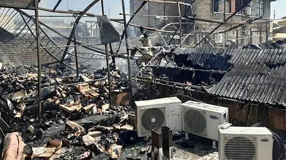 جزئیات امدادرسانی اورژانس در حادثه آتش سوزی بازار تهران 
