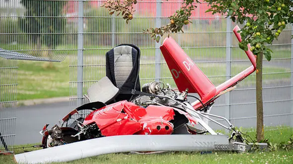 مرگ خلبان فنلاندی در سقوط هواپیما