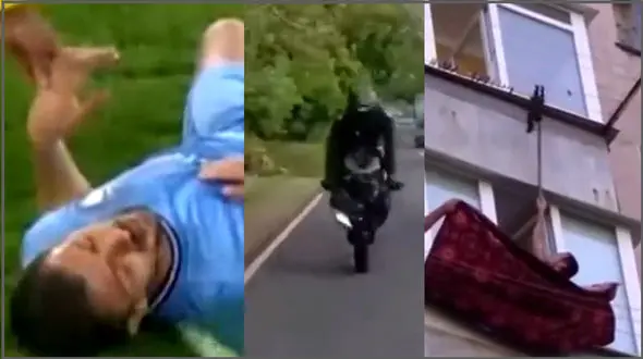 ببینید / از اشتباه کادر پزشکی در بازی فوتبال تا گیر کردن مرد جوان در لوله فاضلاب + فیلم حادثه ای