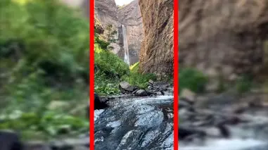 فیلم مناظر خیره کننده آبشار مران