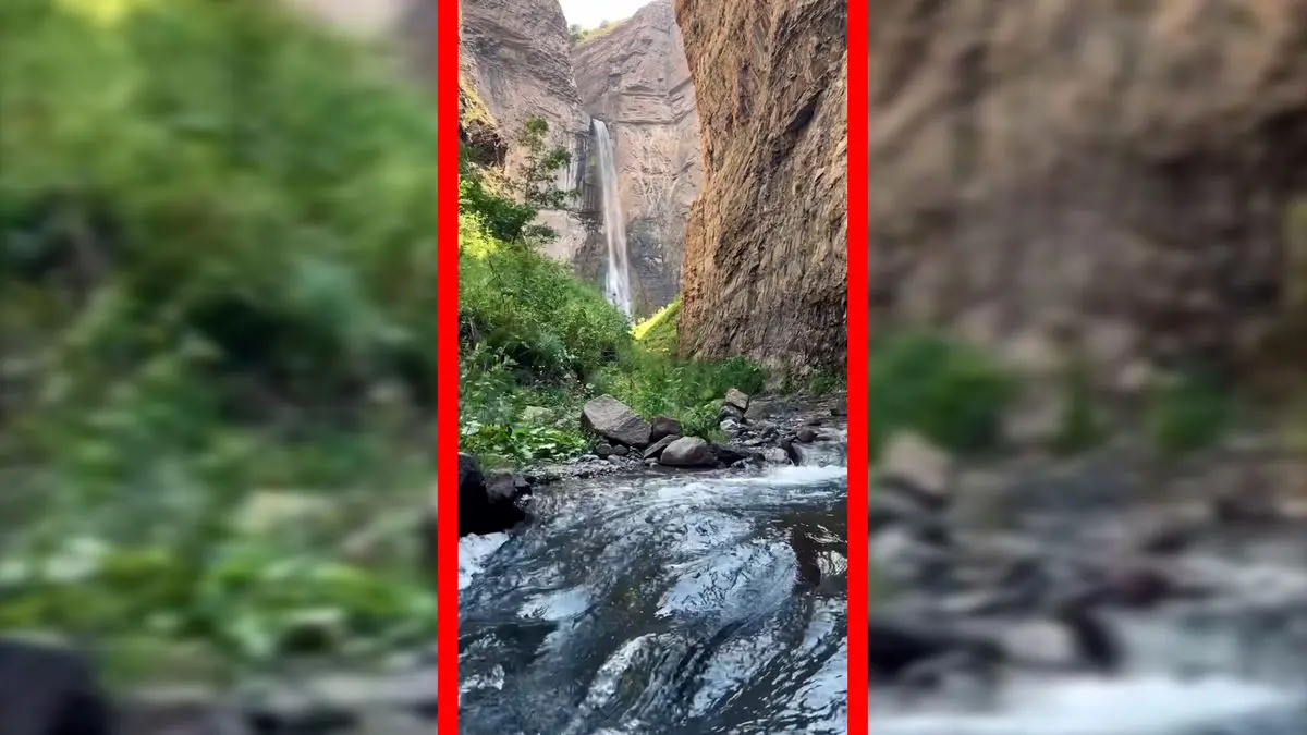 فیلم مناظر خیره کننده آبشار مران