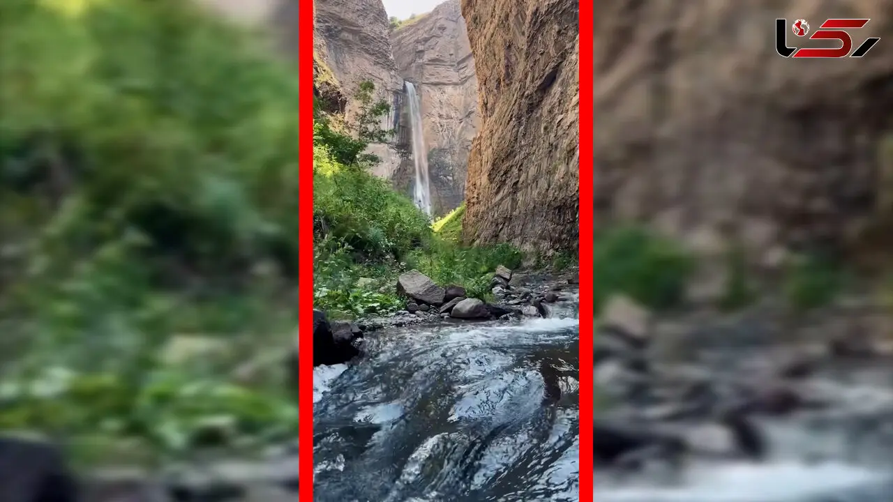فیلم مناظر خیره کننده آبشار مران