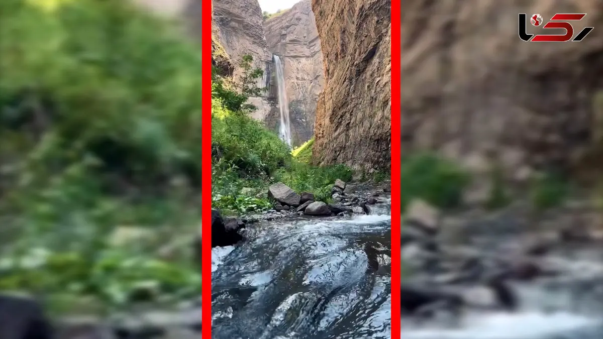 فیلم مناظر خیره کننده آبشار مران