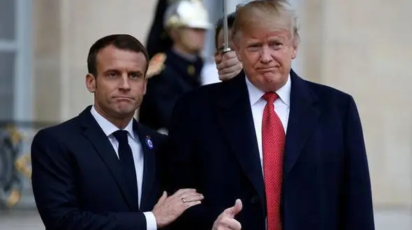 افشای مکالمه محرمانه مکرون و دونالد ترامپ / منظور از انجام کارهای بزرگ چیست؟