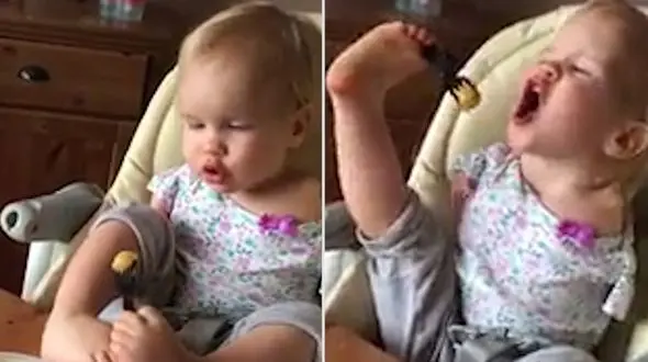 غذا خوردن متفاوت یک کودک روسی + فیلم