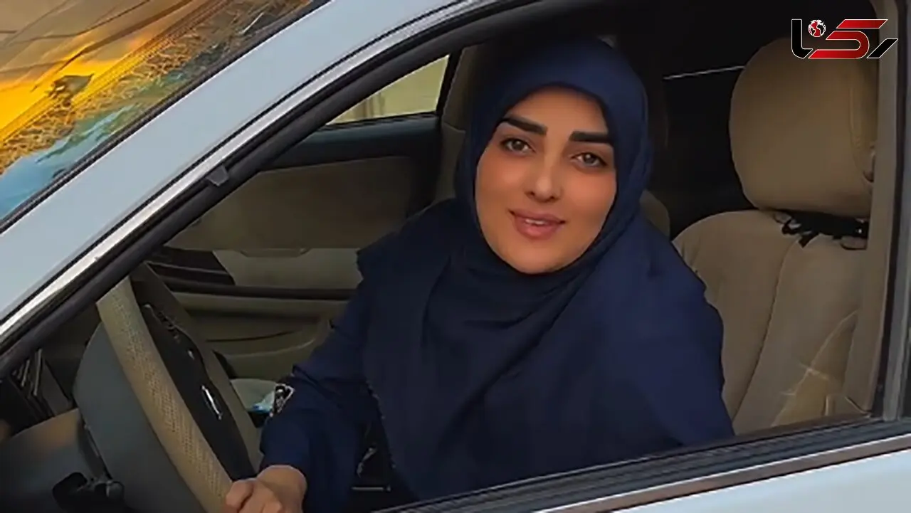 فیلم/ خوشحالی و لبخند از ته دلِ ستاره‌سادات قطبی هنگام رانندگی با ماشین دزدیده شده‌‌اش که پس از 1/5 سال پیدا شد/ ای جان چه ذوقی داره