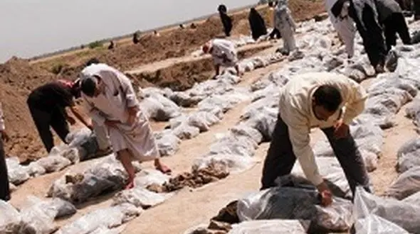 5000 هزار جسد از گورهای دسته جمعی داعش در موصل خارج شد +عکس