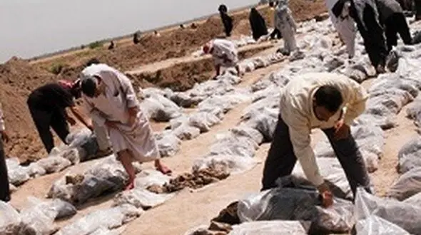 5000 هزار جسد از گورهای دسته جمعی داعش در موصل خارج شد +عکس