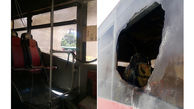 آتش سوزی دوباره اتوبوس در خط بی. آر. تی+فیلم و عکس