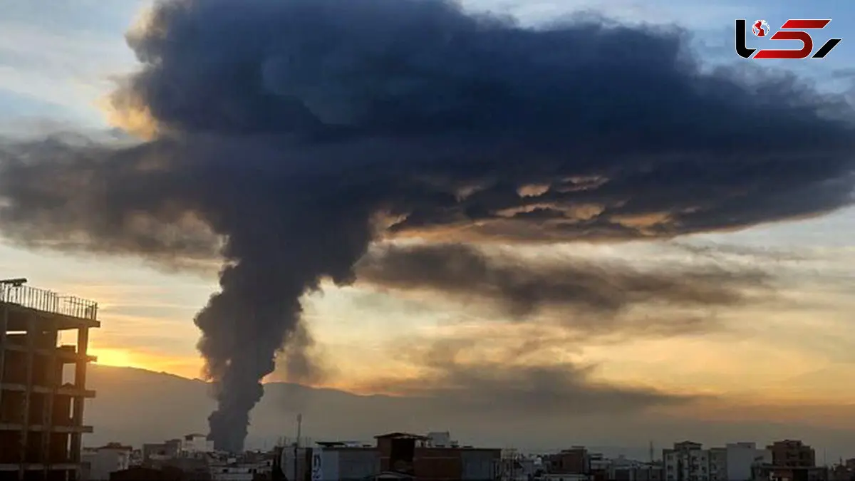 تخلیه  روستای سوته‌کلای آمل در پی حریق شرکت لبنیاتی کاله