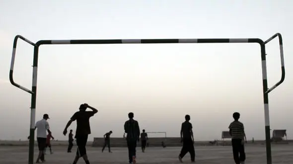 تغییر کاربری عجیب / زمین فوتبال به پرورش شترمرغ تبدیل شد! 