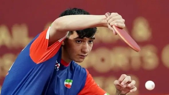 نابغه تنیس روی میز ایرانی نفر دوم رنکینگ جهانی!